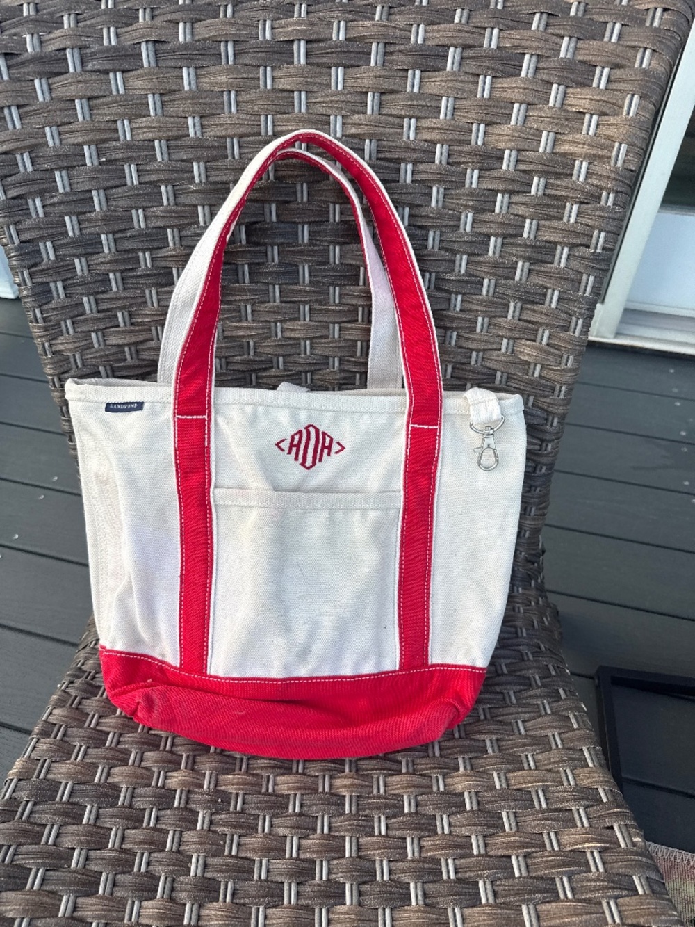 Lands end tote